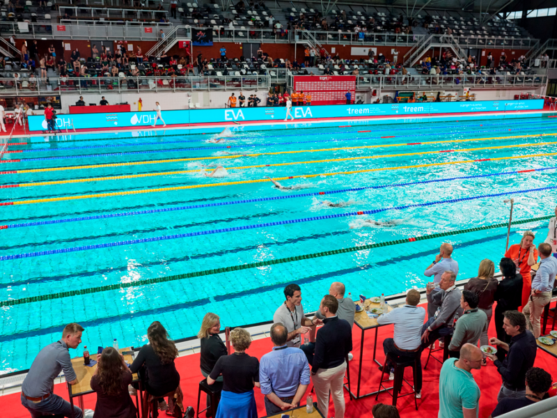 Van bouwtekening naar grootste zwemcentrum van Europa