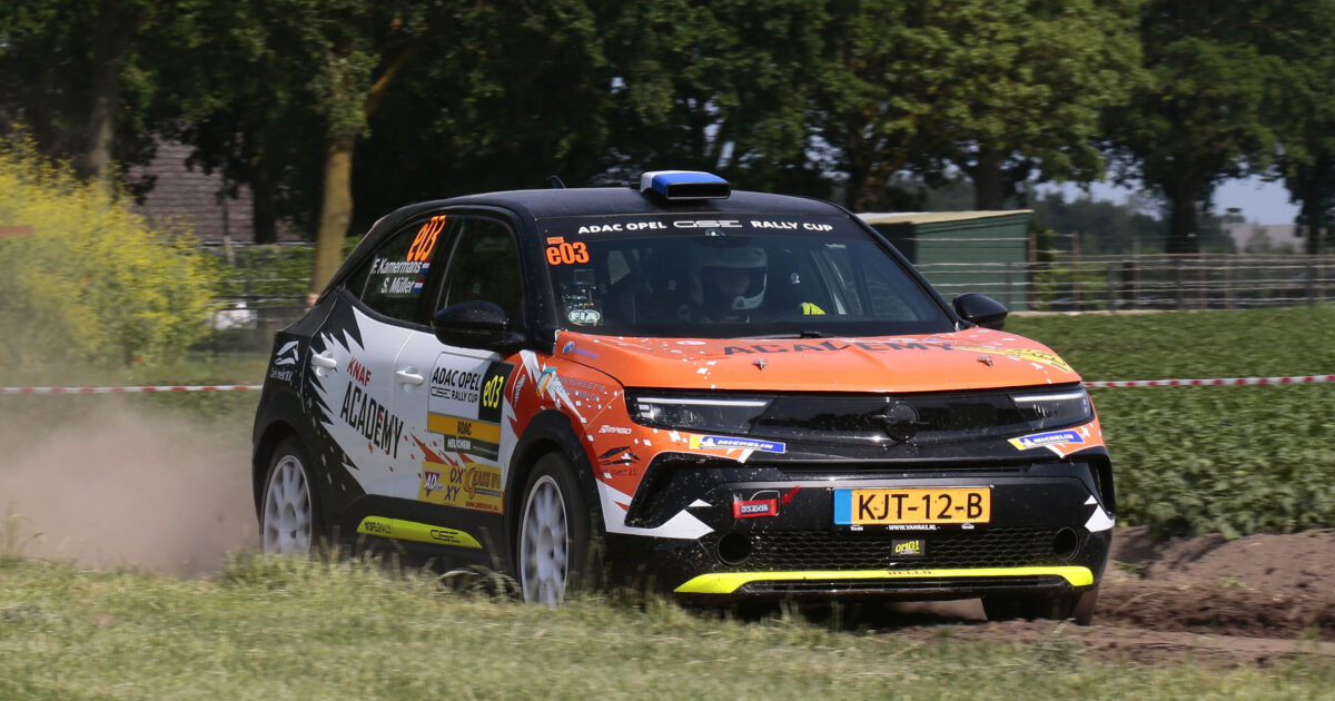 Kamermans en Van Empel direct snel in ADAC Opel GSE Rally Cup