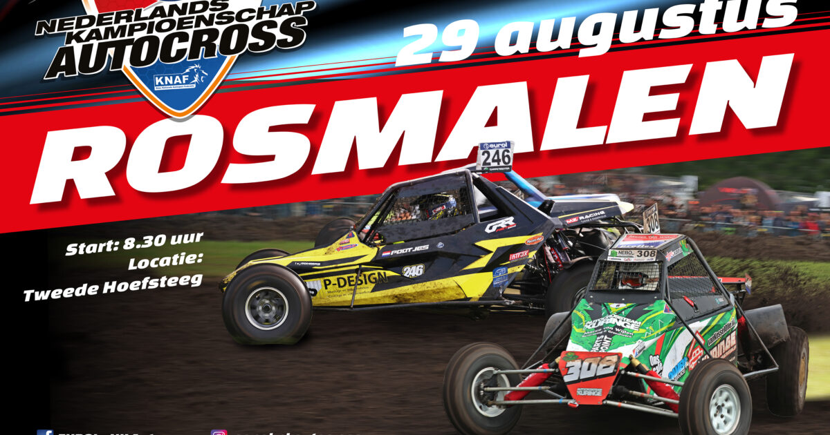Eurol NK Autocross nadert ontknoping met vijfde ronde in Rosmalen