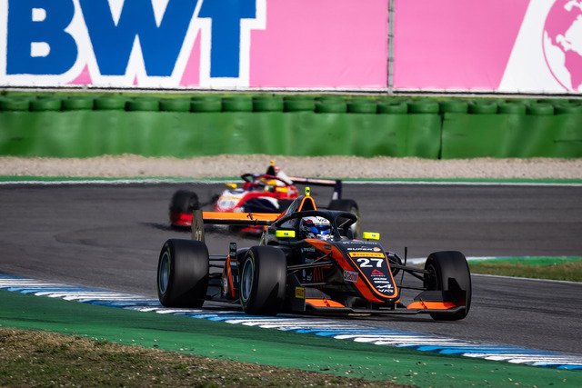 Hockenheim (GER), OCT 20 - 22 2023 - Round 10 of Formula Regional European Championship by Alpine 2023 at the Hockenheim Ring. Kas HAVERKORT #27, VAR. © 2023 Sebastiaan Rozendaal / Dutch Photo Agency.