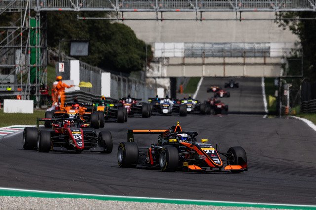 Monza (ITA), SEP 15-17 2023 - Round eight of Formula Regional European Championship by Alpine 2023 at Autodromo Nazionale di Monza. Kas HAVERKORT #13, VAR. © 2023 Diederik van der Laan / Dutch Photo Agency.