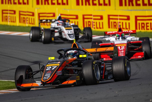 Zandvoort (NED), OKT 13-15 2023 - Round nine of the Formula Regional European Championship by Alpine at Circuit Zandvoort. Kas HAVERKORT #13, VAR. © 2023 Diederik van der Laan / Dutch Photo Agency.