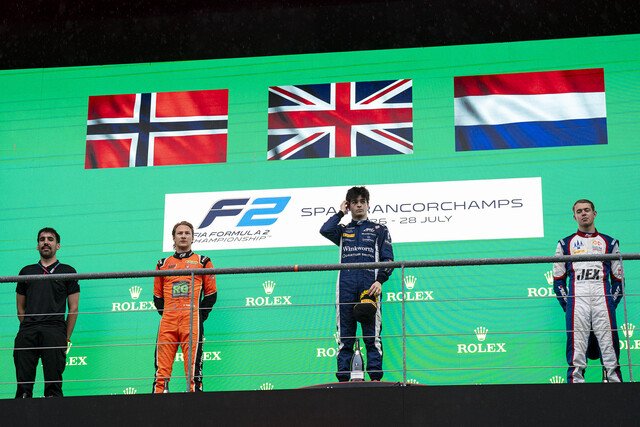 Richard Verschoor, Trident. FIA Formula 2 Championship - Spa-Francorchamps, Circuit de Spa-Francorchamps, Francorchamps, Belgium. 27th July 2024.