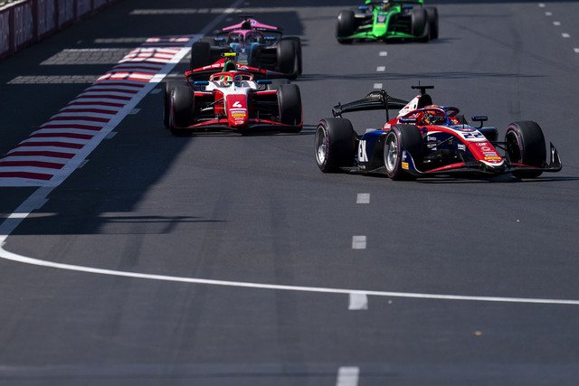 Richard Verschoor, Trident. FIA Formula 2 Championship - Baku, Baku City Circuit, Baku, Azerbaijan. 15th September 2024.