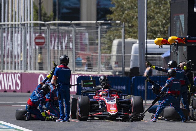 Richard Verschoor, Trident. FIA Formula 2 Championship - Baku, Baku City Circuit, Baku, Azerbaijan. 15th September 2024.