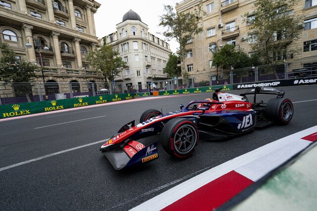 Richard Verschoor, Trident. FIA Formula 2 Championship - Baku, Baku City Circuit, Baku, Azerbaijan. 13th September 2024.