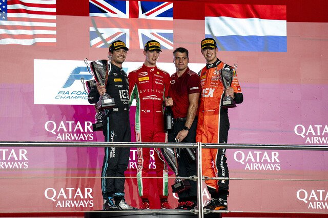 Richard Verschoor, MP Motorsport. FIA Formula 2 Championship - Lusail, Lusail International Circuit, Lusail, Qatar. 30th November 2024.