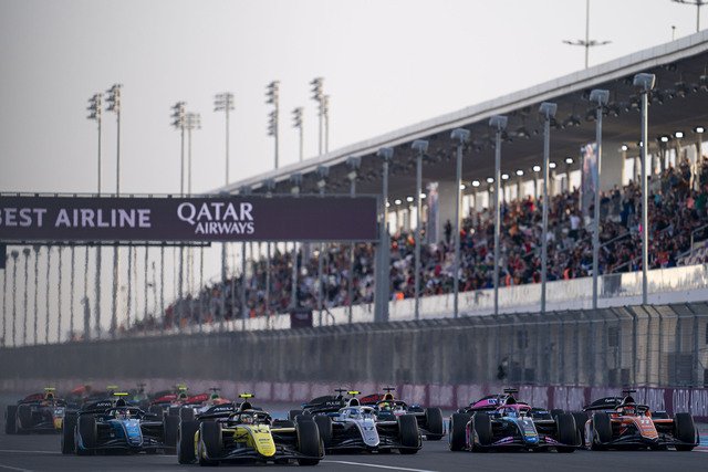 Richard Verschoor, MP Motorsport. FIA Formula 2 Championship - Lusail, Lusail International Circuit, Lusail, Qatar. 1st December 2024.