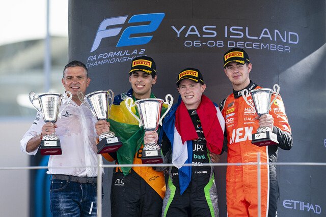 Richard Verschoor, MP Motorsport. FIA Formula 2 Championship - Yas Island, Yas Marina Circuit, Abu Dhabi, United Arab Emirates. 8th December 2024.