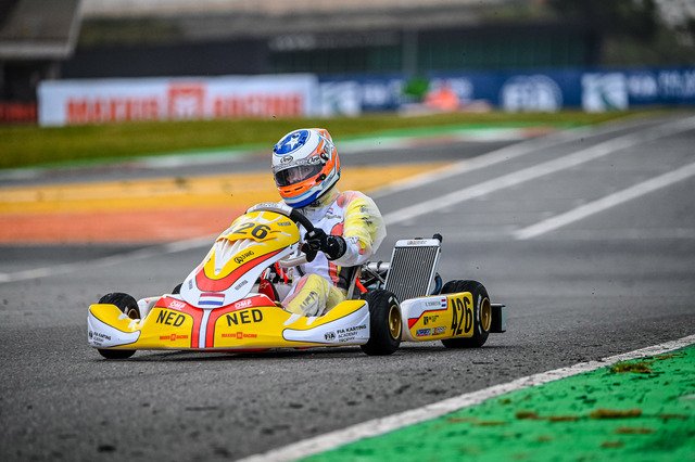 Eva Dorrestijn at Round 1 of the FIA Karting Academy Trophy in Portimao, Portugal. Photo: Marc Quinlivan