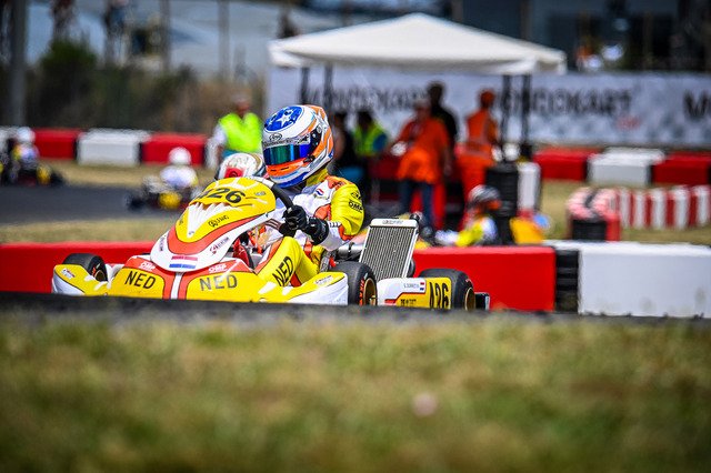 Eva Dorrestijn at Round 2 of the FIA Karting Academy Trophy in Viterbo, Italy. Photo: Marc Quinlivan