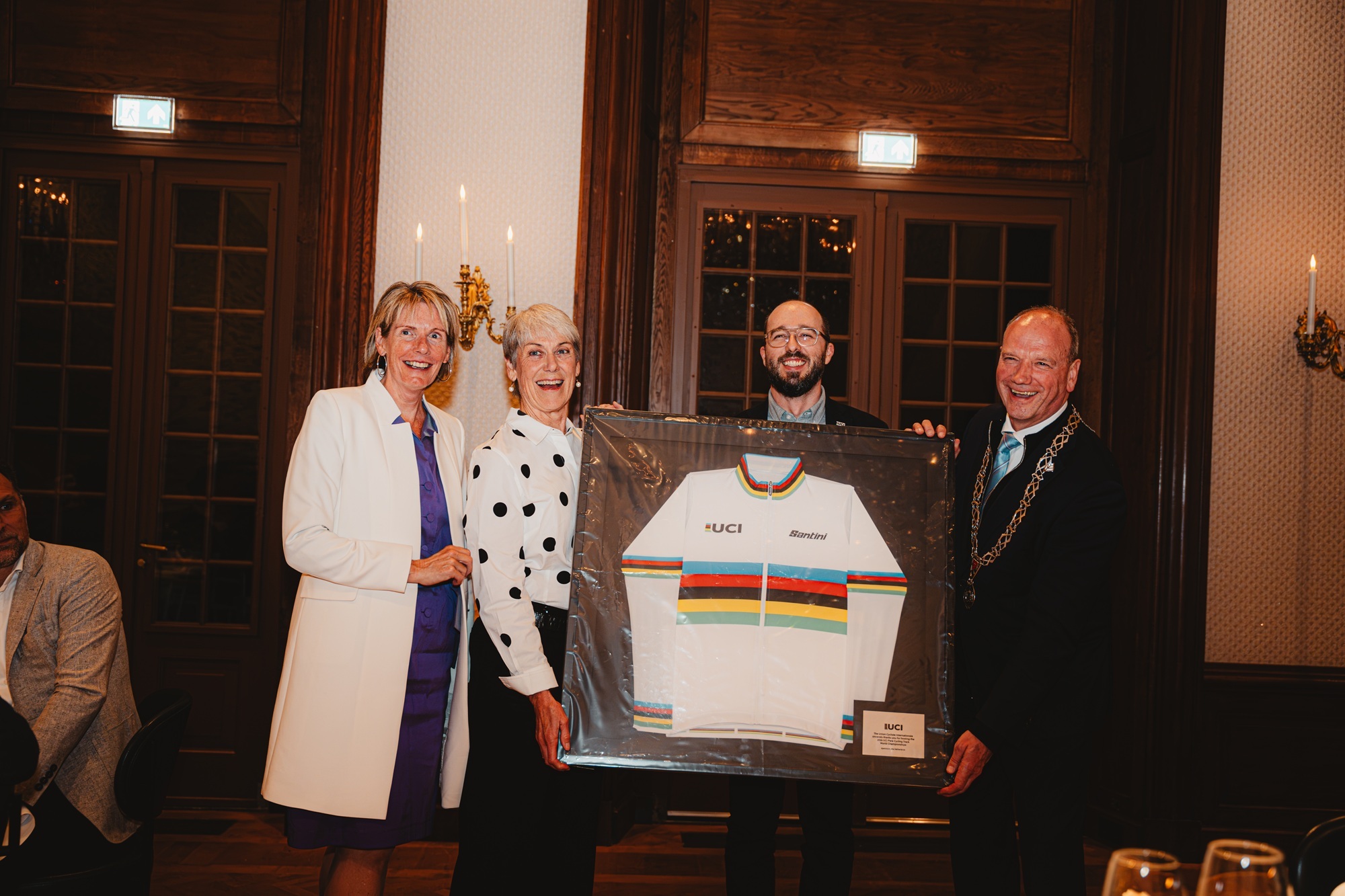 Wk para track cycling captains diner 4